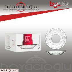 54411 PAŞABAHÇE ÇAY TABAĞI OPTİKLİ @:101MM. (KL72)