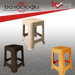 MEVSİM RATTAN TABURE BÜYÜK