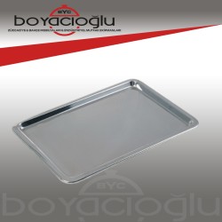 KAYALAR PASLANMAZ LOKANTA TEPSİ 50X70