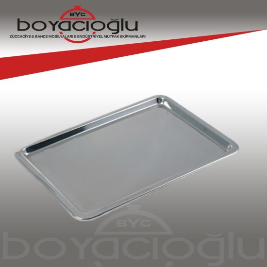 KAYALAR PASLANMAZ LOKANTA TEPSİ 50X70