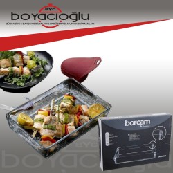 59334 PAŞABAHÇE DİKDÖRTGEN BORCAM PREMİUM TEPSİ 36X27