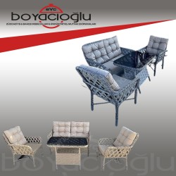 MEVSİM LİNAR ÖRGÜLÜ OTURMA TK-ANTRASİT