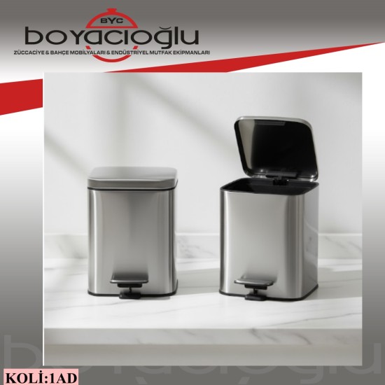 HEREVİN ÇELİK ÇÖP KARE PEDALLI 18LT