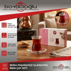 96354 PAŞABAHÇE GLASS4YOU İREM ÇAY SETİ
