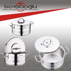 KORKMAZ ASTRA ÇELİK TENCERE 36X21