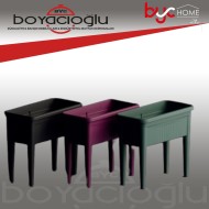 SERİNOVA AB03 AYAKLI BAHÇE SAKSI 60LT