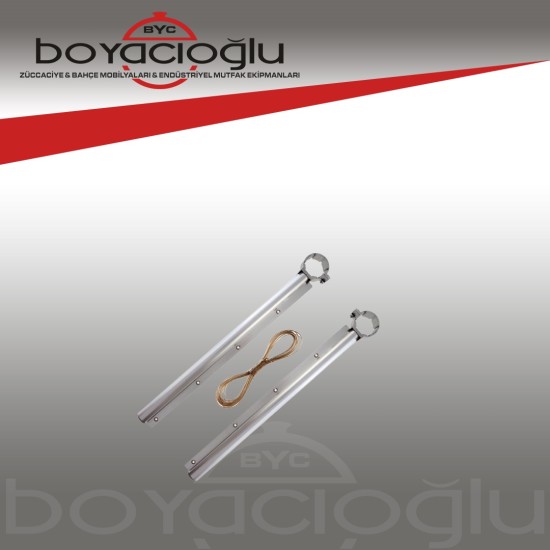 ACERO-20536 ALÜMİNYUM BALKON DEMİRİ KURUTMALIK YUVARLAK