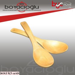 ACERO-20726 CİLALI AHŞAP PİLAV KAŞIK