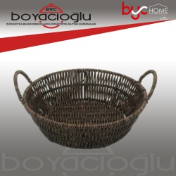ACERO-30209 HASIR EKMEK SEPETİ YUVARLAK