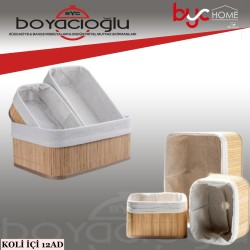 ACERO-32158 HASIR 3LÜ DİKD. SEPET