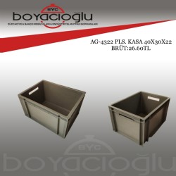 AG-4322 PLASTİK KASA 40X30X22 