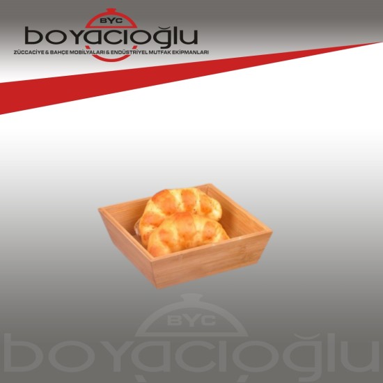 PAÇİ AHS-700281 BAMBU KARE KÜÇÜK EKMEK SEPETİ