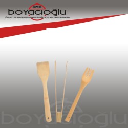 PAÇİ AHS-700365 BAMBU 3LÜ KAŞIK MAŞA KAŞIK SETİ