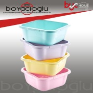 AKAY AK324 RENKLİ KARE BADYA NO:3 10LT