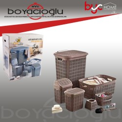 AKAY AK587 JUTE BANYO SETİ 5PRÇ