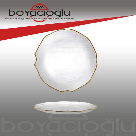 AKC421 DALGALI CAM TABAK 28CM AKC421 DALGALI CAM TABAK 28CM