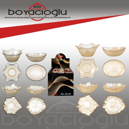 VİDREX AKC900 LÜSTERLİ CAM ÇEREZLİK VİDREX AKC900 LÜSTERLİ CAM ÇEREZLİK