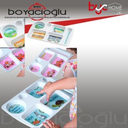 AKEL BÖLMELİ DESENLİ ÇOCUK TABILDOT