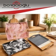 ALBAYRAK 2NO BOĞAZİÇİ MELAMİN TEPSİ(28X40) 