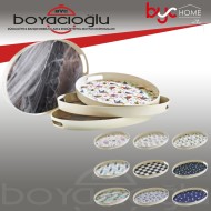 ALBAYRAK 2240 OVAL MELAMİN TEPSİ 25X40