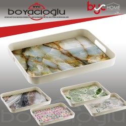 ALBAYRAK 5220 MANOLYA MELAMİN TEPSİ NO2 30X40