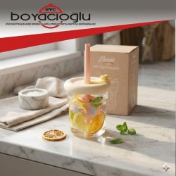 ALK-0052 BORTOSİKLAT CAM PİPETLİ BARDAK