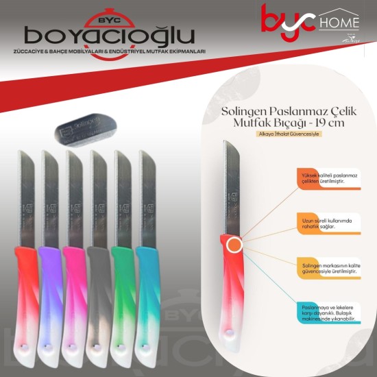 ALK-017 RENKLİ SOLİNGEN MEYVE BIÇAK ALK-017 RENKLİ SOLİNGEN MEYVE BIÇAK