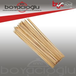 ALKAYA ALK-118 AHŞAP ÇÖP ŞİŞ 80Lİ 25CM