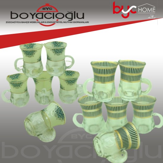 ALK-1410 İTHAL KEYİF DESENLİ BARDAK 6LI