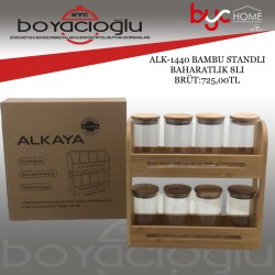 ALK-1440 BAMBU STANDLI BAHARATLIK 8LI