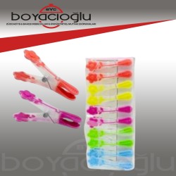 ALK-349 SİLİKON MANDAL PAPATYA 10LU