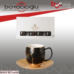 İPEK AM3448-056B PORS 6LI KAHVE FİNCAN TK.