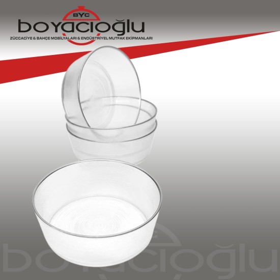 GLASSCOM ARES DİK KASE 12CM SADE GLASSCOM ARES DİK KASE 12CM SADE