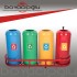 MAXİFLOW DÖRTLÜ METAL GERİ DÖNÜŞÜM SETİ