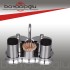 ATM-648 KROM 5'Lİ BAHARATLIK TUZLUK SET
