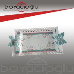 AVC253 2Lİ PORSELEN TEPSİ 