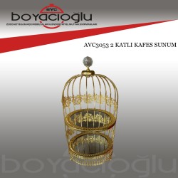 AVC3053 2 KATLI KAFES SUNUM
