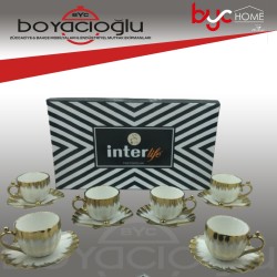 AVC5029 İNCİ 6LI KAHVE FİNCAN TK