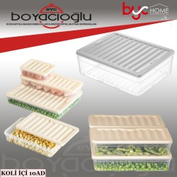 AYS-502 FRESS BOX 3LÜ SAKLAMA KABI SETİ
