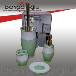 CEYKA B16329 4LÜ PORSALEN BANYO SETİ