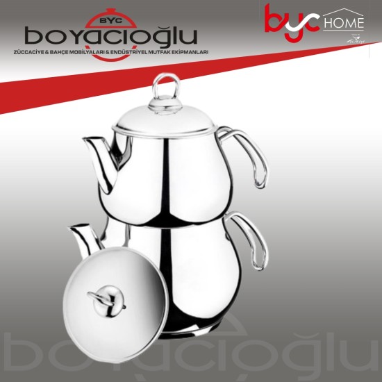 BAMBUM SOLİD 304 ÇELİK ÇAYDANLIK ORTA