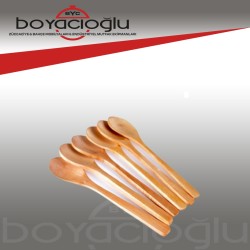 BARAN AHŞAP 6LI ORTA KAŞIK 17CM BARAN AHŞAP 6LI ORTA KAŞIK 17CM