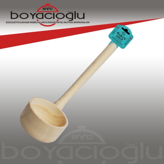 BARAN AHŞAP ÇORBA KEPÇESİ
