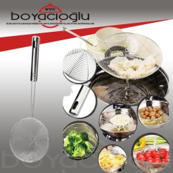 BAYHOME 1001B YAĞ KEVGİR (KALAMAR) 14CM BAYHOME 1001B YAĞ KEVGİR (KALAMAR) 14CM