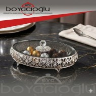 LEILA BKZ-1554 OVAL ŞEKERLİK ÇİKOLATALIK