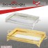 LEİLA LM132AG ZARİF AYNALI TEPSİ 36X25