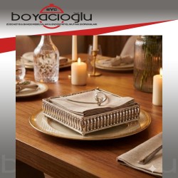 LEİLA LM656 KARE PEÇETELİK AYNALI