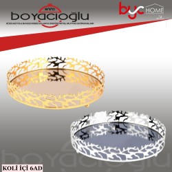 LEİLA LZ1031AG YUV. AYNALI TEPSİ 30Q