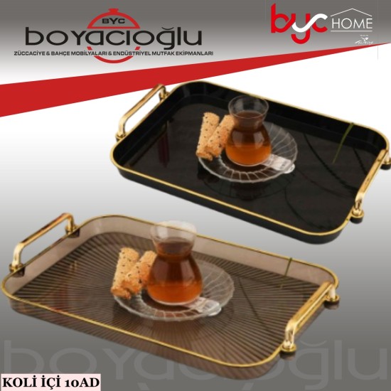 LEİLA ELİSA YALDIZLI TEPSİ FÜMA-SYH 31X44 LEİLA ELİSA YALDIZLI TEPSİ FÜMA-SYH 31X44