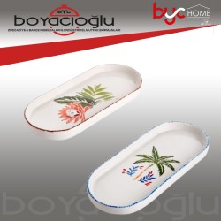 BLS-2380-2384 PALMİYE SUNUM KAYIK TABAK